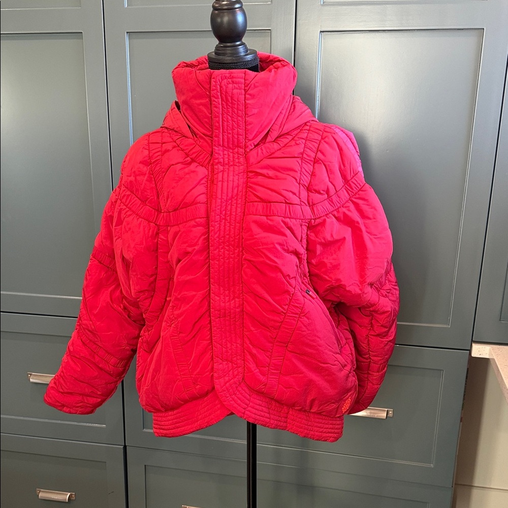 Free People Movement Shirr Enough Backpack Puffer.